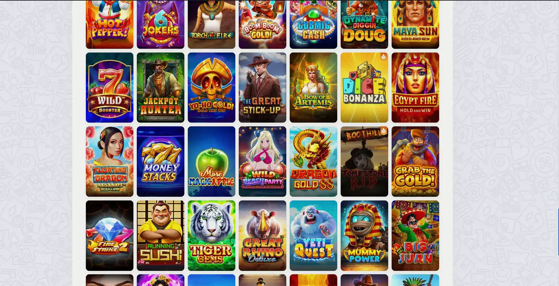 Мобильная версия Вегас Гранд на экране смартфона